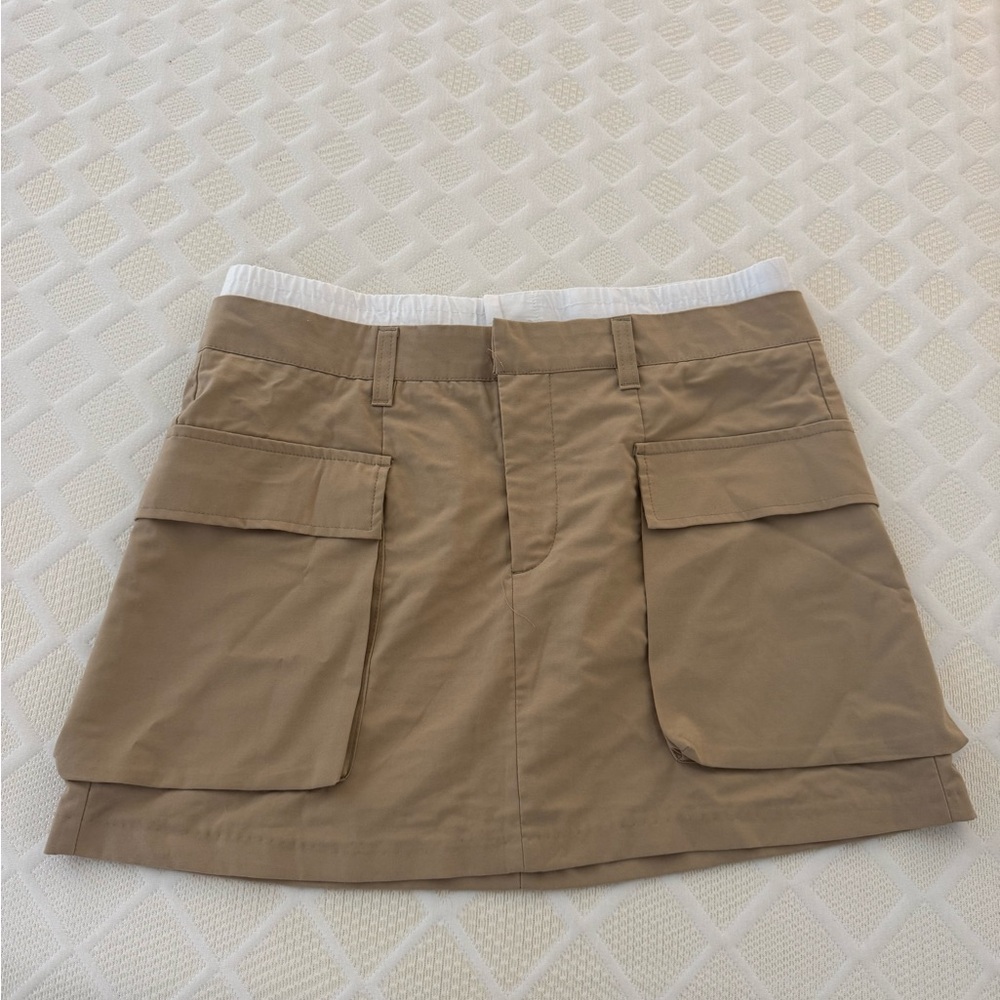 ASOS Tan Cargo Boxer Skirt